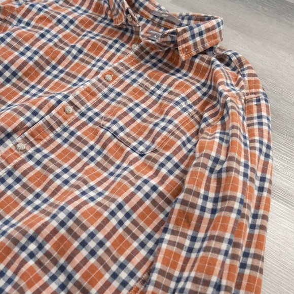 Eddie Bauer Eddie's Favourite Flannel Shirt Slim Fit Large - Picture 5 of 6